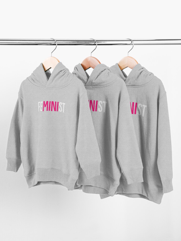 Alternate view of FeMINIst Toddler Pullover Hoodie