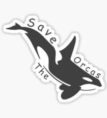 Save the Orcas Sticker