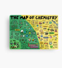 The Map of Chemistry Metal Print