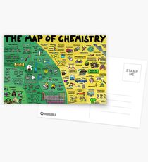 The Map of Chemistry Postcards