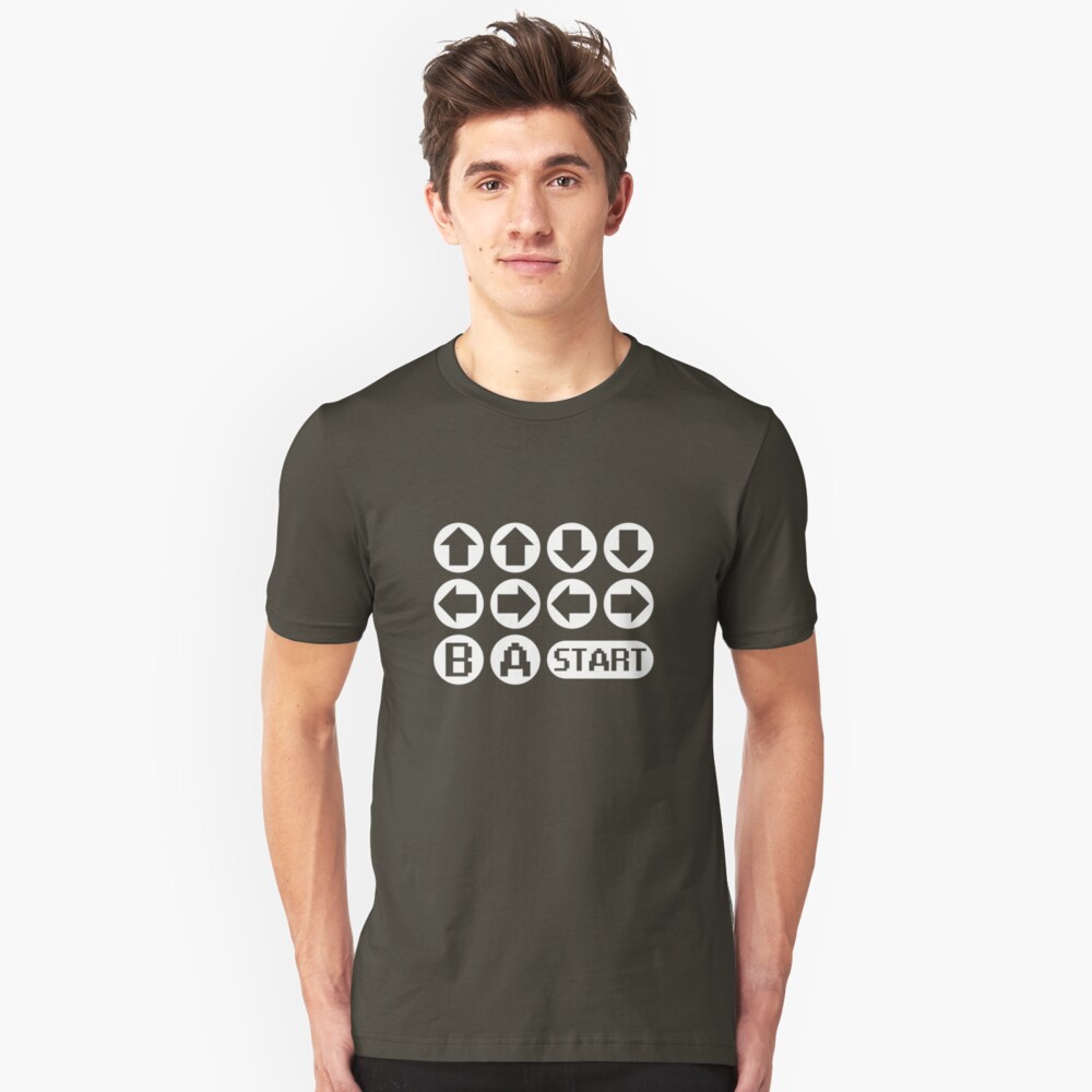 The Konami Code Slim Fit T-Shirt