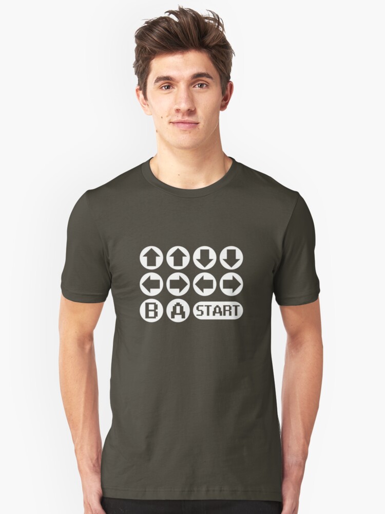Alternate view of The Konami Code Slim Fit T-Shirt