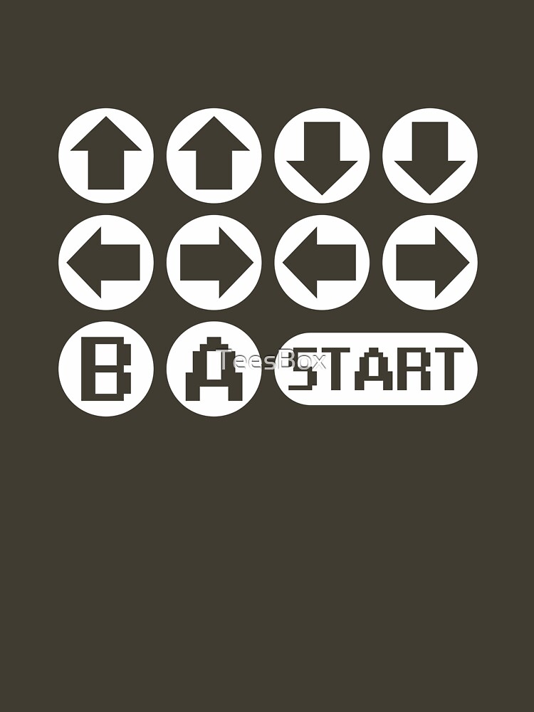 The Konami Code by TeesBox