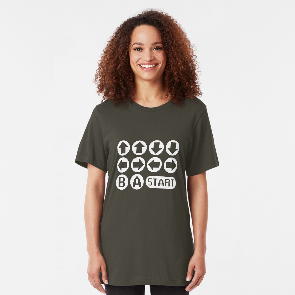 The Konami Code Slim Fit T-Shirt