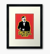 Pulp Fiction | Mr. Wolf Framed Print