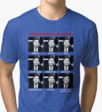 The Expressions of Tucker Carlson Tri-blend T-Shirt