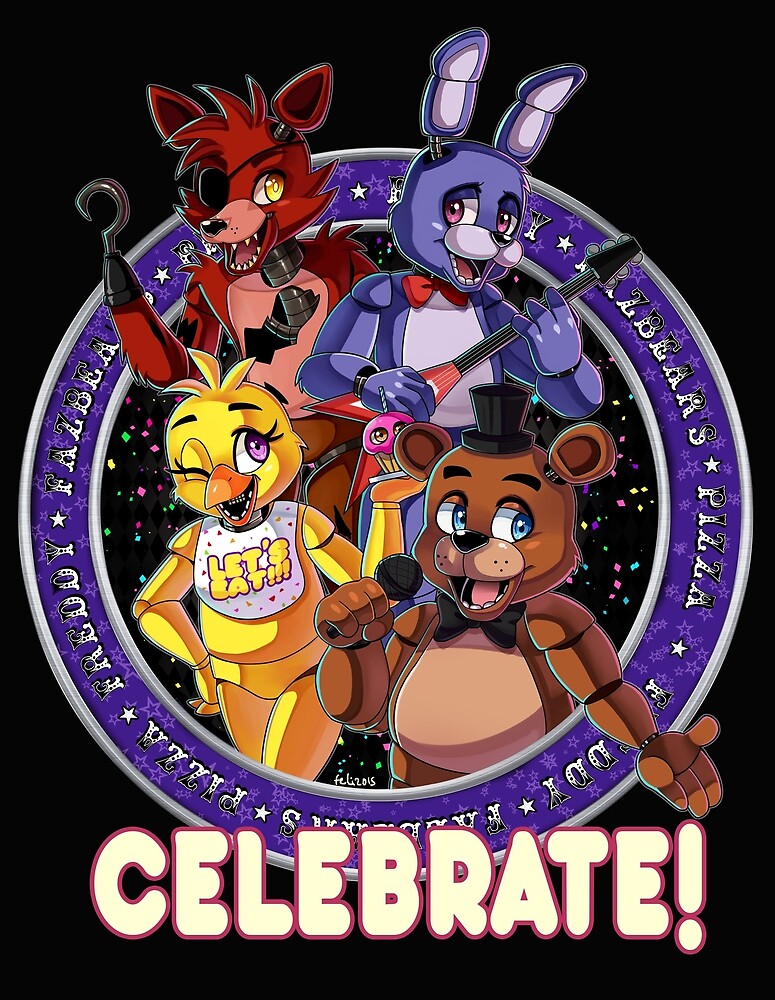 "Five Nights at Freddy's - Celebrate!" by felipon3 | Redbubble