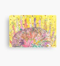 Beautiful Hearts Watercolor Painting Canvas Print