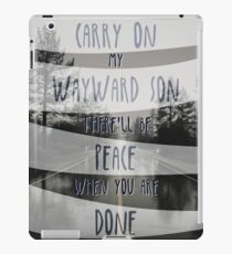 Supernatural -- Carry On My Wayward Son iPad Case/Skin