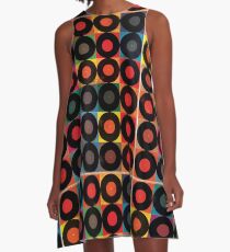 Vintage Record Pack A-Line Dress
