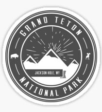 Grand Teton National Park Logo Sticker