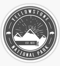 Yellowstone National Park Logo Sticker