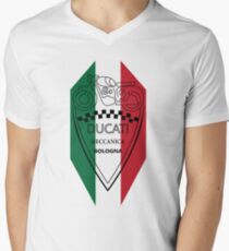 Ducati T-Shirt mit V-Ausschnitt