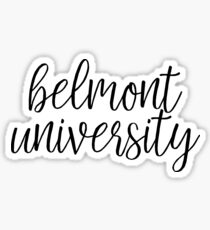 Belmont University Sticker