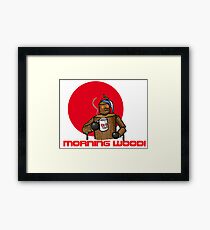 Good Morning Wood!!! Framed Print