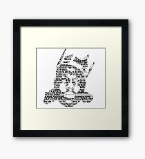 Biggie It Was All A Dream (White) Framed Print
