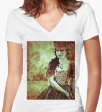 Katherine Petrova Pierce Women's Fitted V-Neck T-Shirt