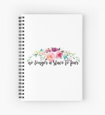 no longer a slave to fear Spiral Notebook