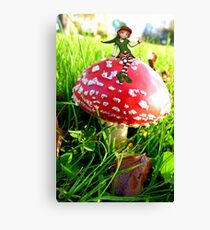 Make A Wish It Can Come True! - Mushroom & Elf Canvas Print
