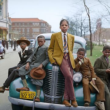 Artwork thumbnail, African American boys on Easter morning, 1941. by marinamaral