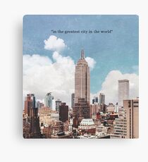 The Greatest City Canvas Print