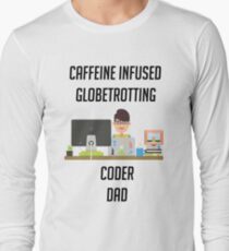 IT programmer dad tshirt geek dad shirt Long Sleeve T-Shirt
