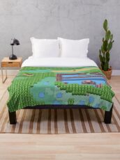 Dreams of Route 120 Throw Blanket