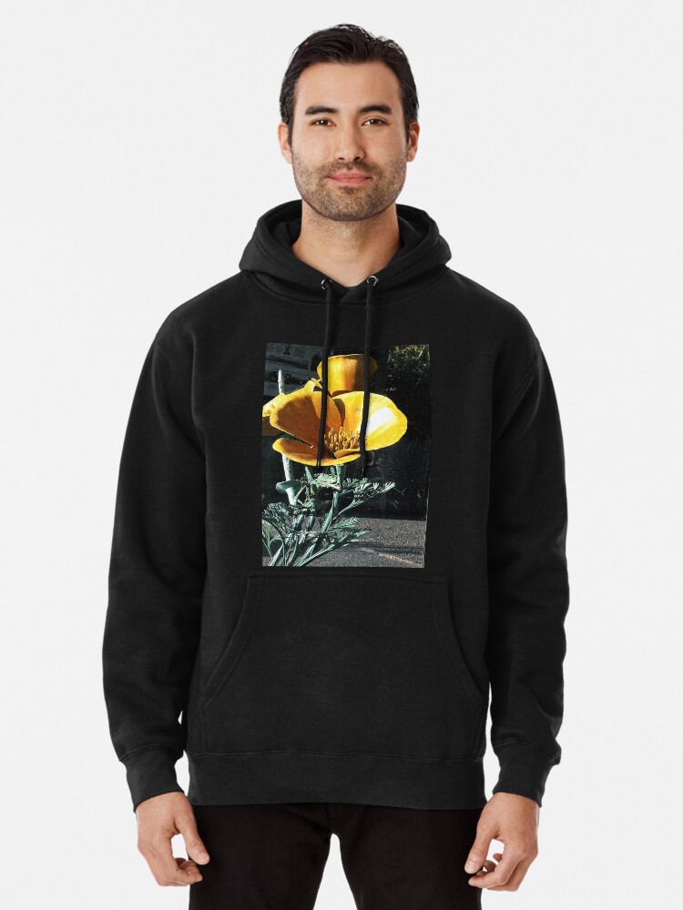 yellow flower hoodie