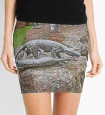 Thylacine Sculpture Mini Skirt