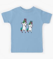 Einhorn-Schwestern tupfen Kinder T-Shirt