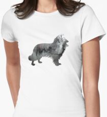 Border Collie Women's Fitted T-Shirt