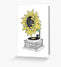 Singing in the sun Greeting Card