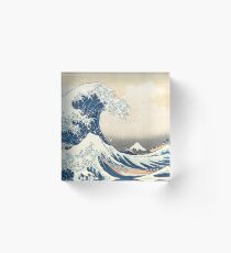 The great wave Acrylic Block