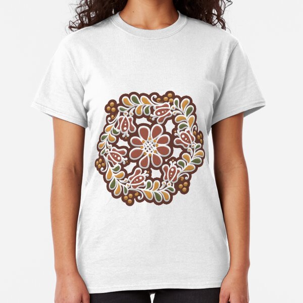 Hungarian Floral Pattern Classic T-Shirt