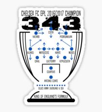 Chelsea CF Winning Formula 2017 Sticker