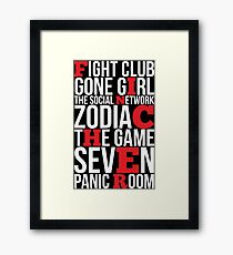 DAVID FINCHER Framed Print