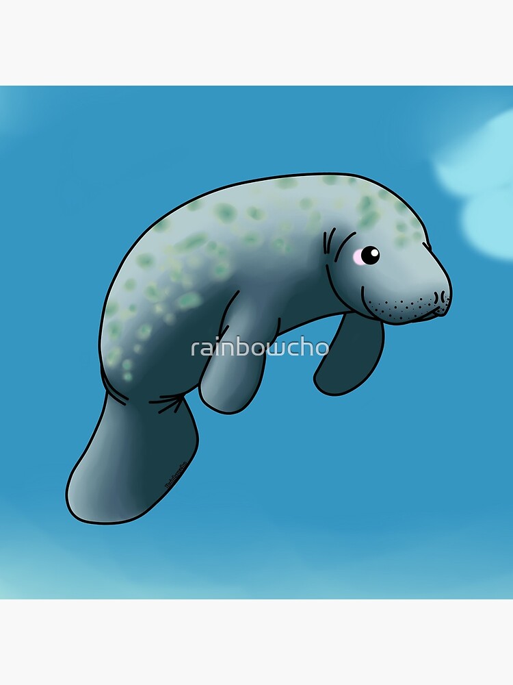 manatee body pillow