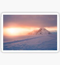 Snow Capped Mountains Sticker