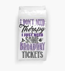 Broadway-Liebhaber-lustiges T-Shirt Bettbezug