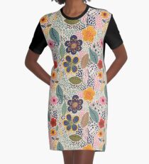 Secret Garden Graphic T-Shirt Dress