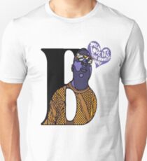 Biggie smalls B Slim Fit T-Shirt