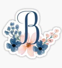 Monogram B Sticker