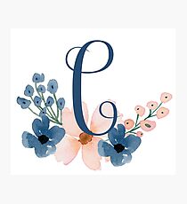 Monogram C Photographic Print