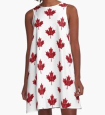 O Canada A-Line Dress