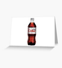 diet coke Greeting Card