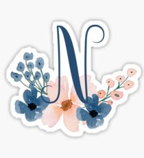Monogram N Sticker