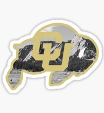 CU Boulder Flatirons Sticker