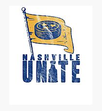 Nashville Hockey Fans UNITE! Photographic Print