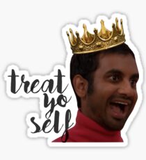 Behandle dich selbst Tom Haverford Sticker
