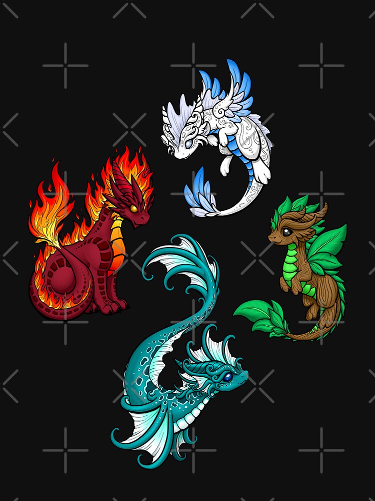 dragon city 4 element dragons